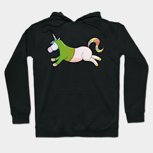 Unicorn with hoodie Hoodie